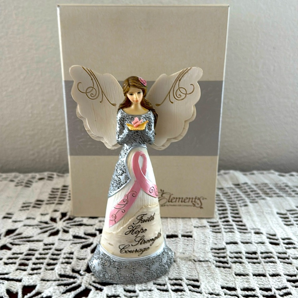 Elements Survivor 6.5” Angel Holding Butterfly
Faith Hope Strength Courage